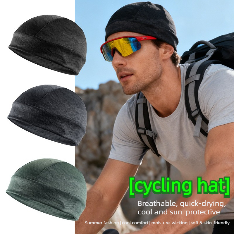 Skull Cap Helmet Liner - Summer Ice Silk Skull Cap, Thin