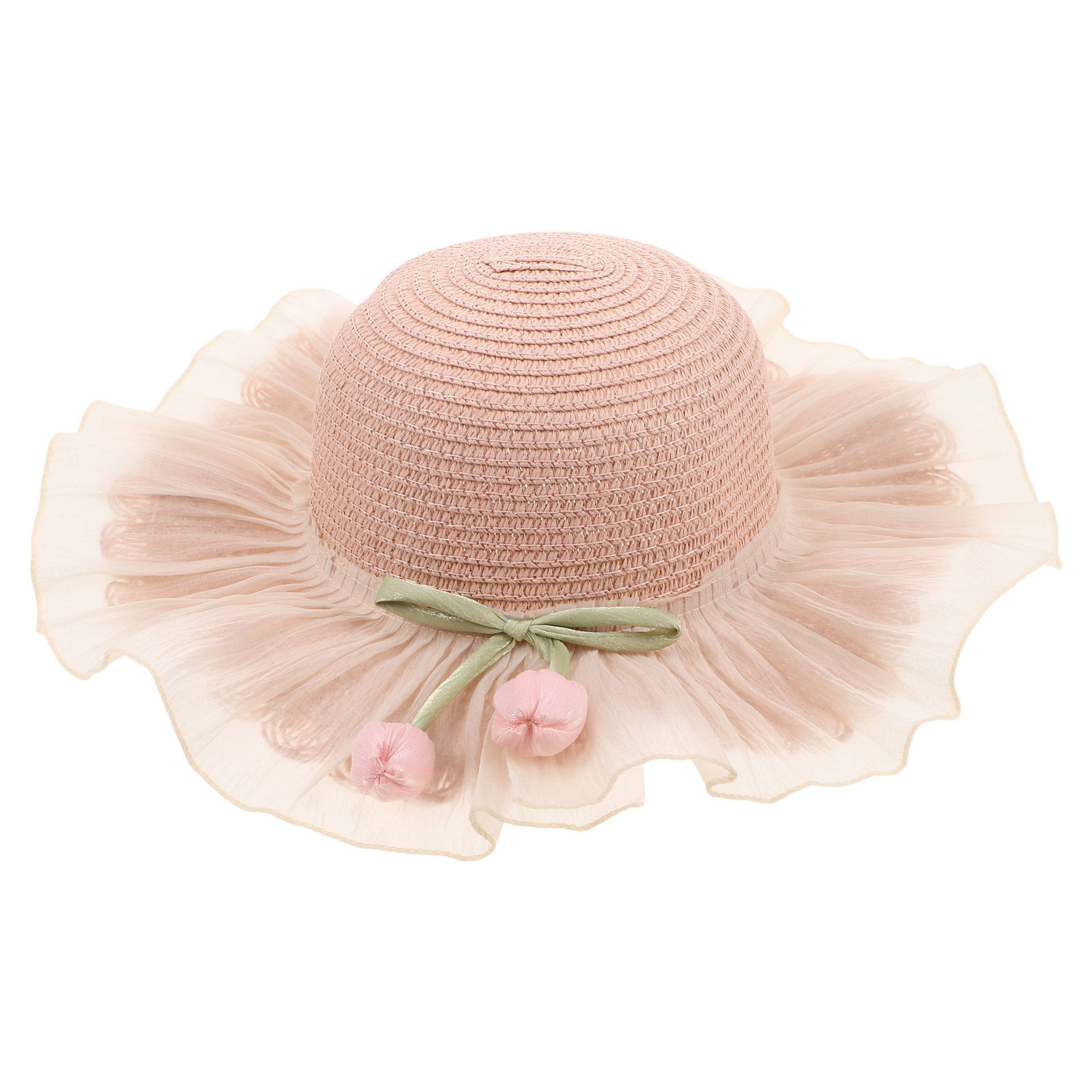 Sun Hat Wide Brim - Girl Summer Straw Sun Hat Wide