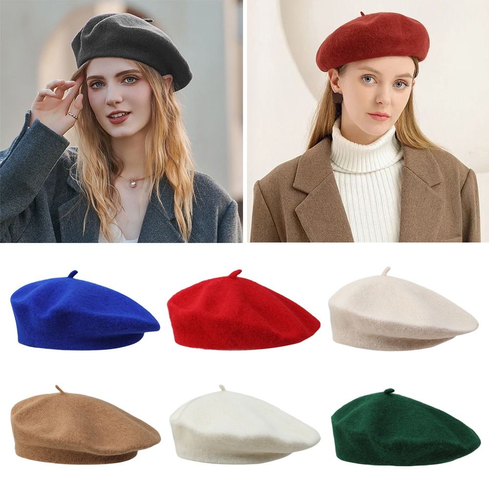 Beret French Wool - Fashion Warm Winter Wool Berets Hat