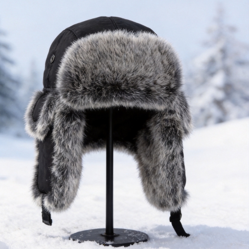 Trapper Hat Ear Flap - Winter Trapper Hat with Earflaps Padded