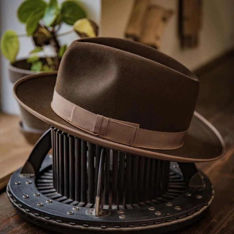 Fedora Hat Wool - Soft Fedora Hat Bow Elegant Lady