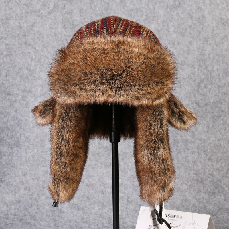 Trapper Hat Ear Flap - B-8433 Man Bomber Hat Rex Rabbit