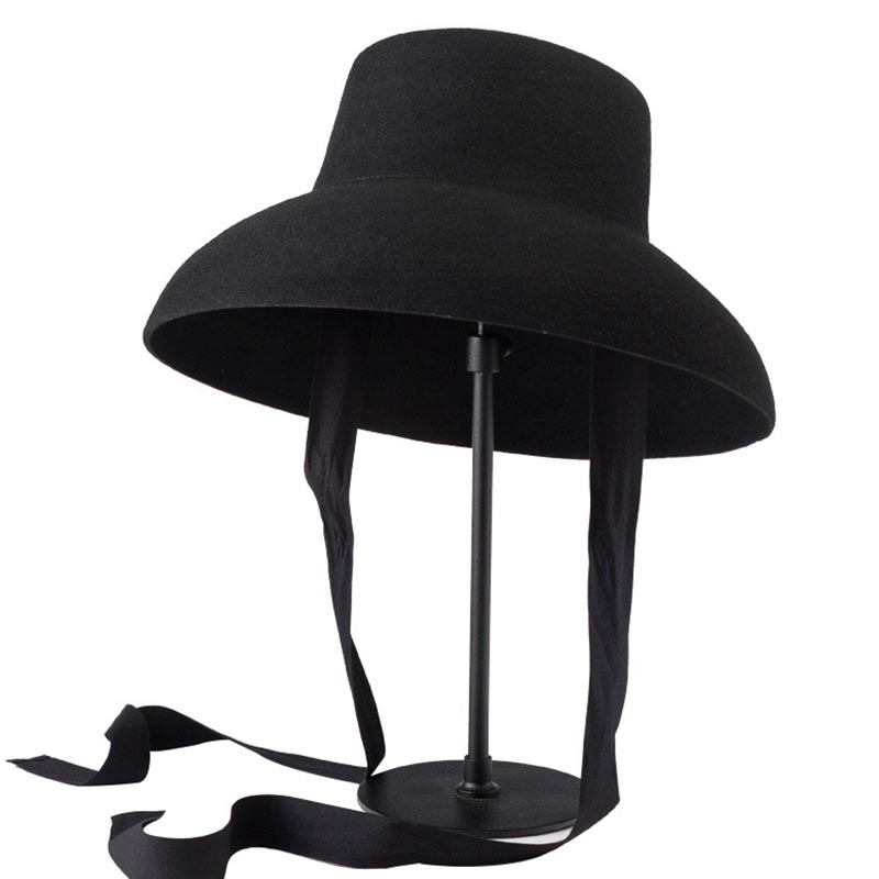 Retro Style Pure Wool Hat Wide - Fedora Hat Wool recension och pris