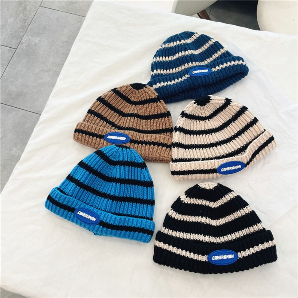 Fashion Warm Children's Hats B - Beanie Cuffed Knit recension och pris