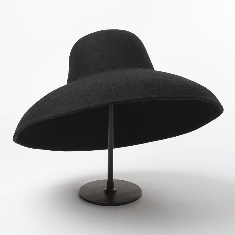 Classical Big Wide Brim Wool F - Fedora Hat Wool recension och pris