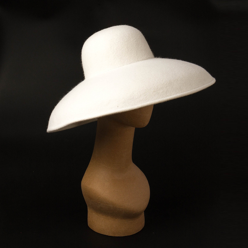 Classical Big Wide Brim Wool F - Fedora Hat Wool recension och pris