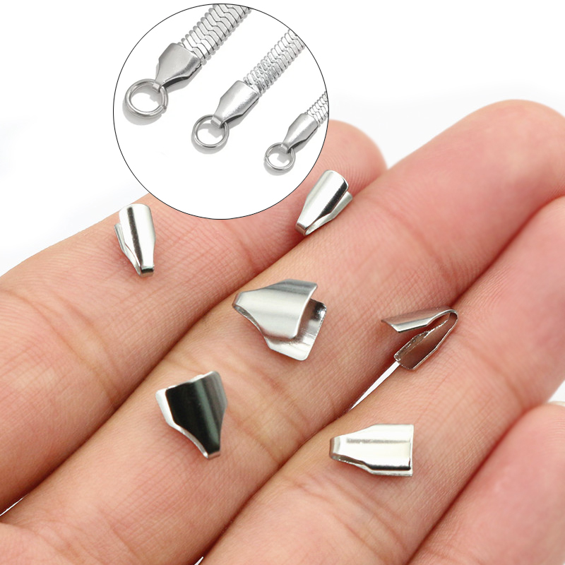 100pcs Stainless Steel 2-7mm F - Snapback Hat Flat recension och pris