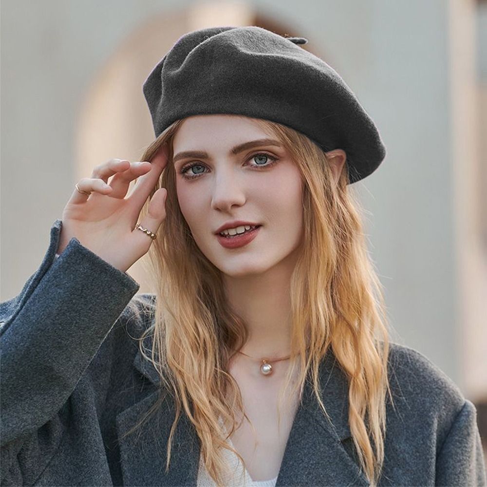 Fashion Warm Winter Wool Beret - Beret French Wool recension och pris