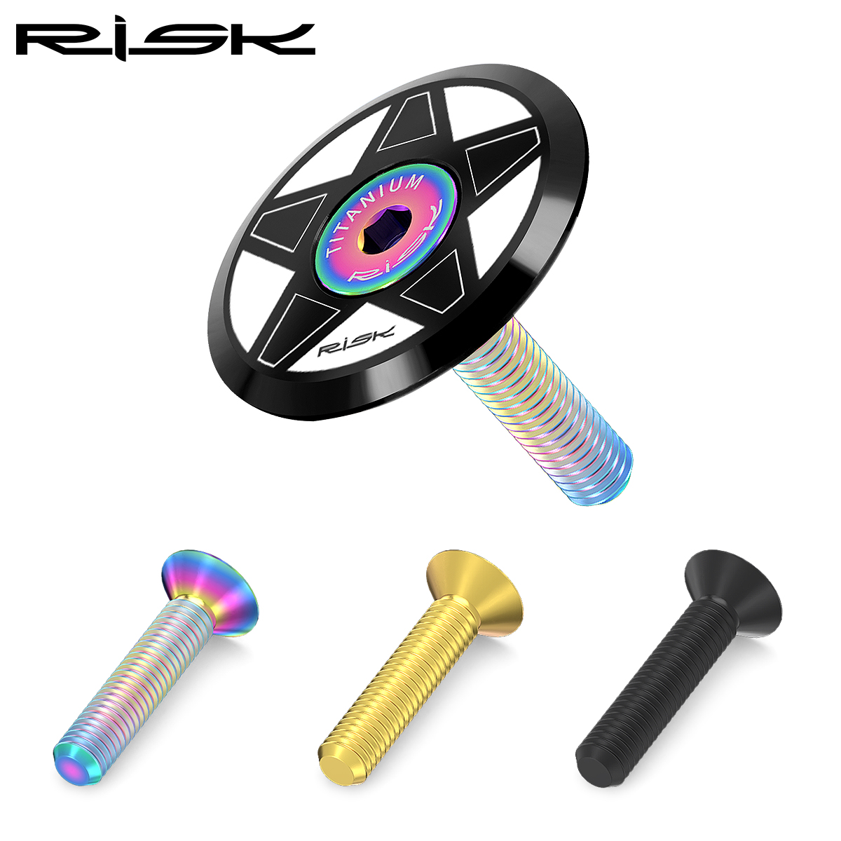 RISK 1pc Bicycle Titanium Allo - Snapback Hat Flat recension och pris