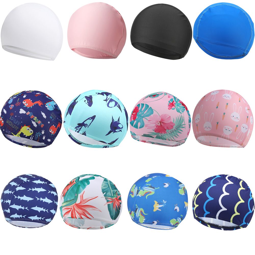 Cartoon  Children Boys Girls H - Swim Hat Silicone recension och pris