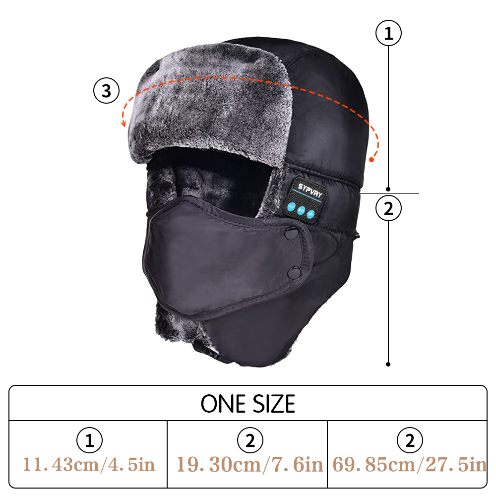 Winter Trapper Hat for Men Wom - Trapper Hat Ear Flap recension och pris