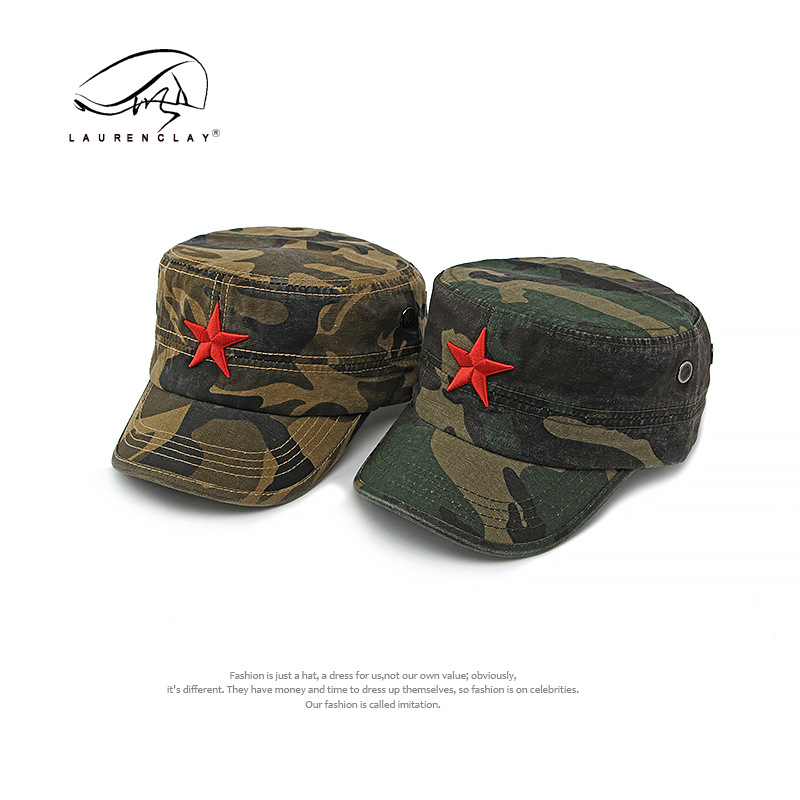 Men's Camouflage Flat Top Base - Dad Hat Cotton recension och pris