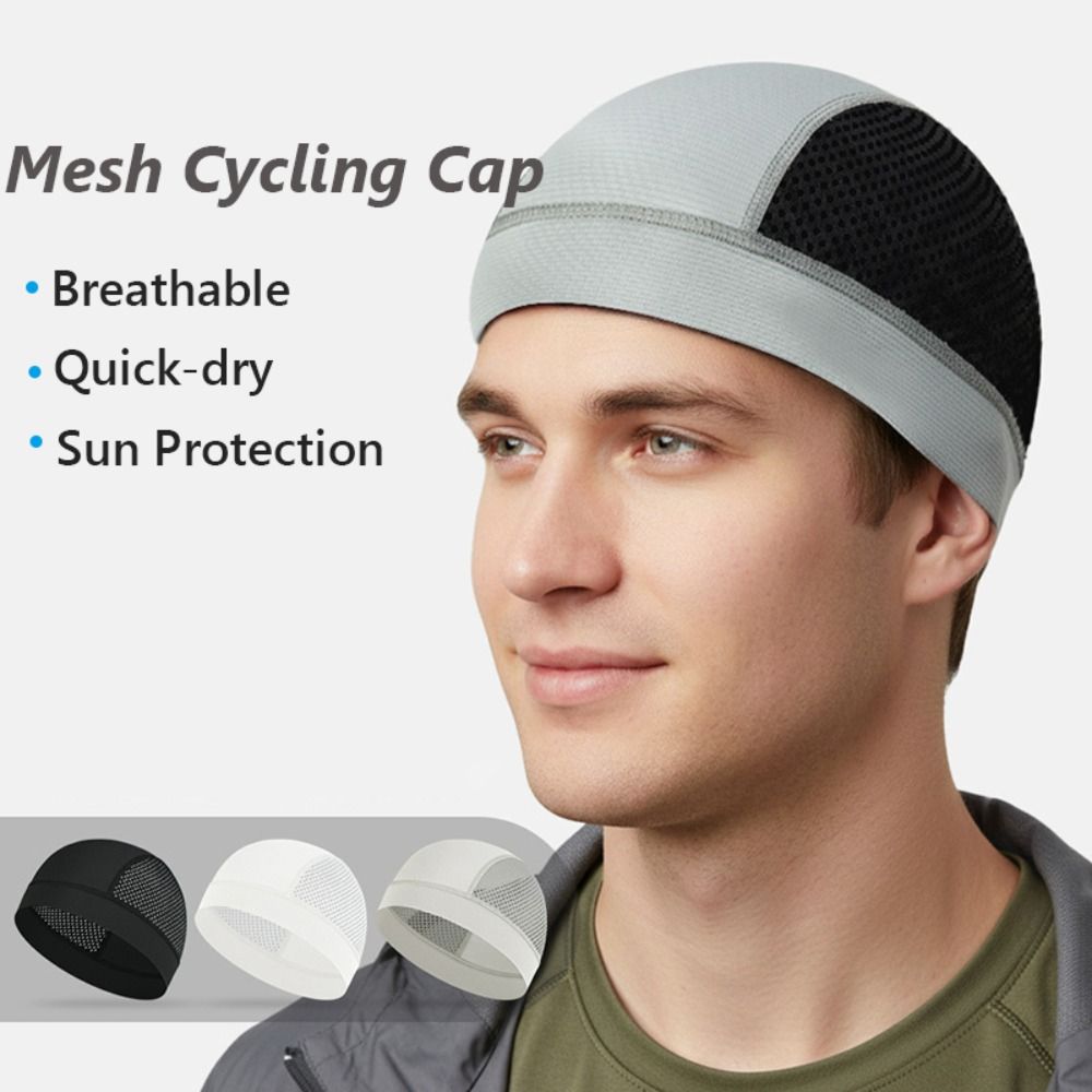 Casual Thin Mesh Skull Beanie  - Skull Cap Helmet Liner recension och pris