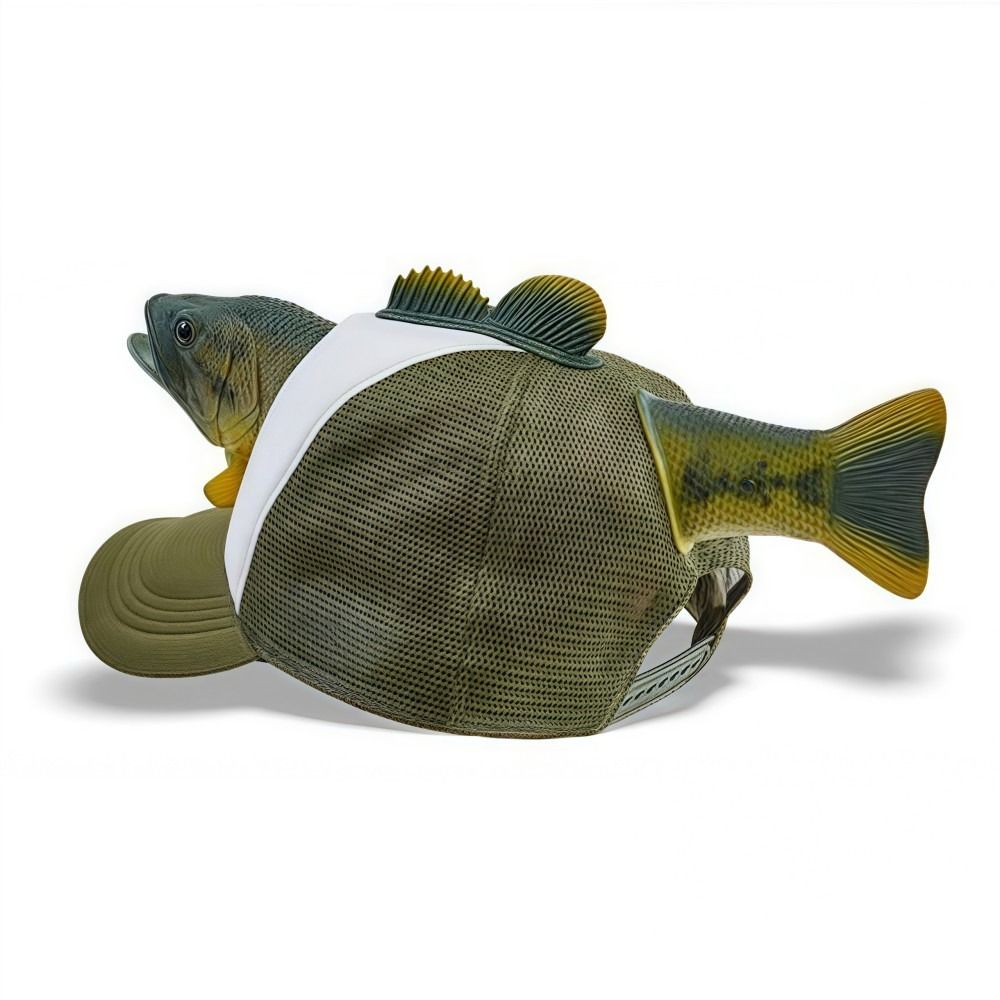 Funny 3D Fish Animal Trucker H - Trucker Cap Mesh recension och pris