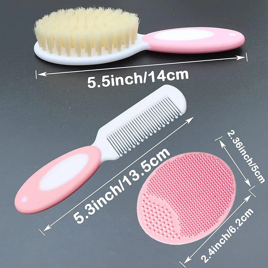 Baby Hair Brush Set for Newbor - Swim Hat Silicone recension och pris