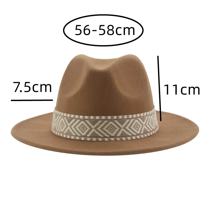 Panama Hat Western Cowboy Hats - Fedora Hat Wool recension och pris