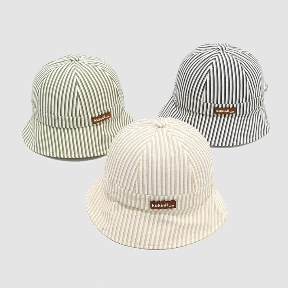 New Striped Baby Bucket Hat Ad - Sun Hat Wide Brim recension och pris