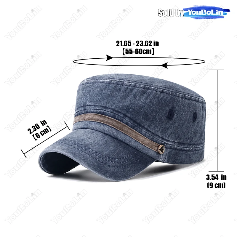 Washed hat, old cotton flat ha - Dad Hat Cotton recension och pris