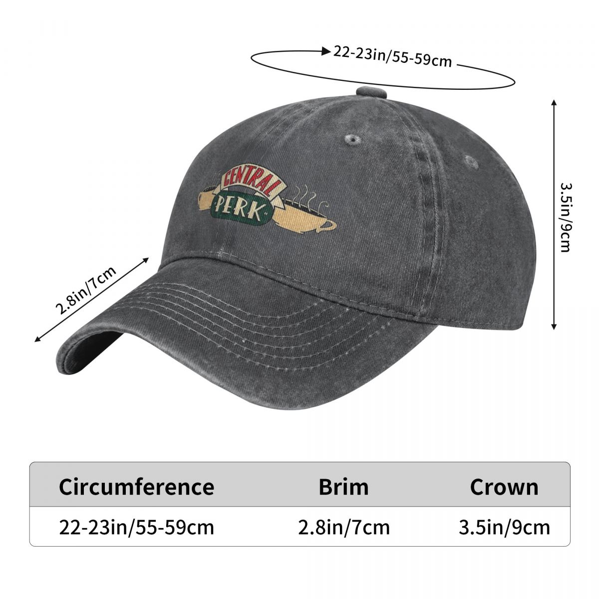 Washed Men's Baseball Cap Coff - Golf Cap Dad recension och pris