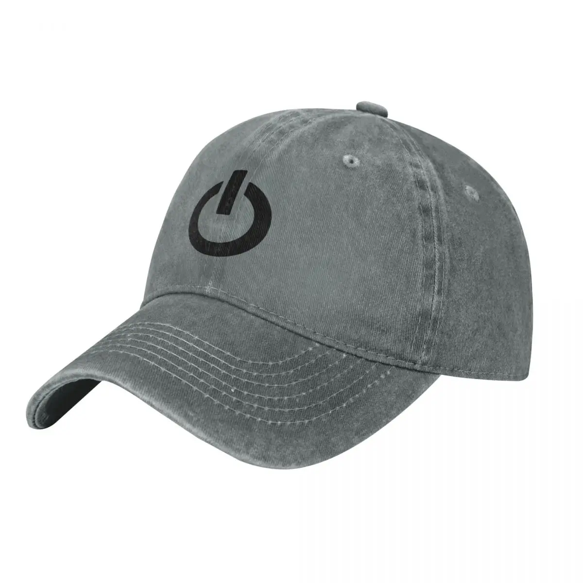 Power Button (black) Baseball  - Golf Cap Dad recension och pris