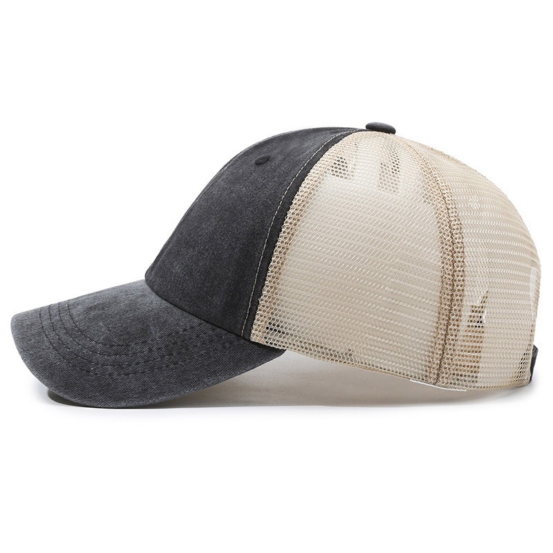 Custom Logo Washed Mesh Cap Br - Visor Sun Hat recension och pris