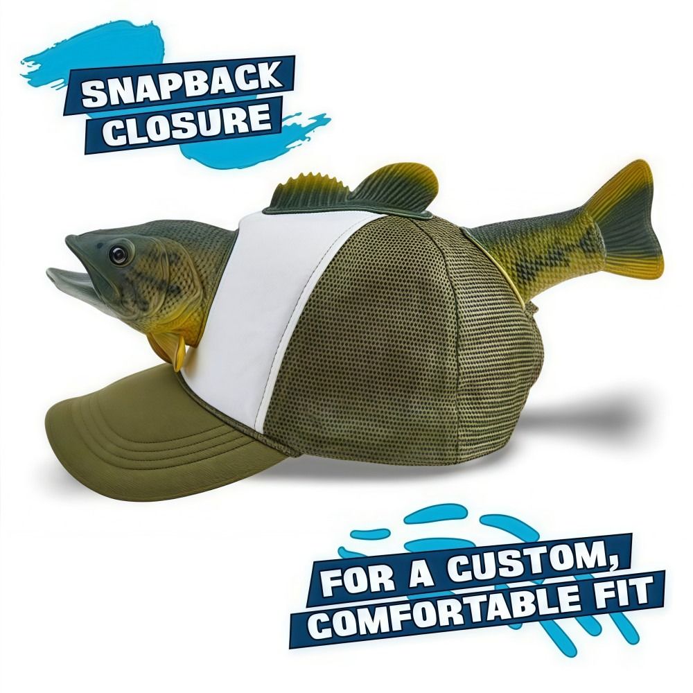 Funny 3D Fish Animal Trucker H - Trucker Cap Mesh recension och pris