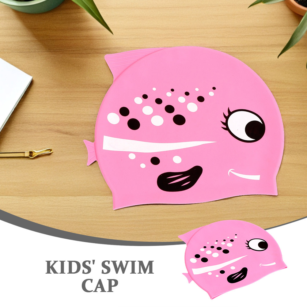 2Pcs Childrens Silicone Swimmi - Swim Hat Silicone recension och pris