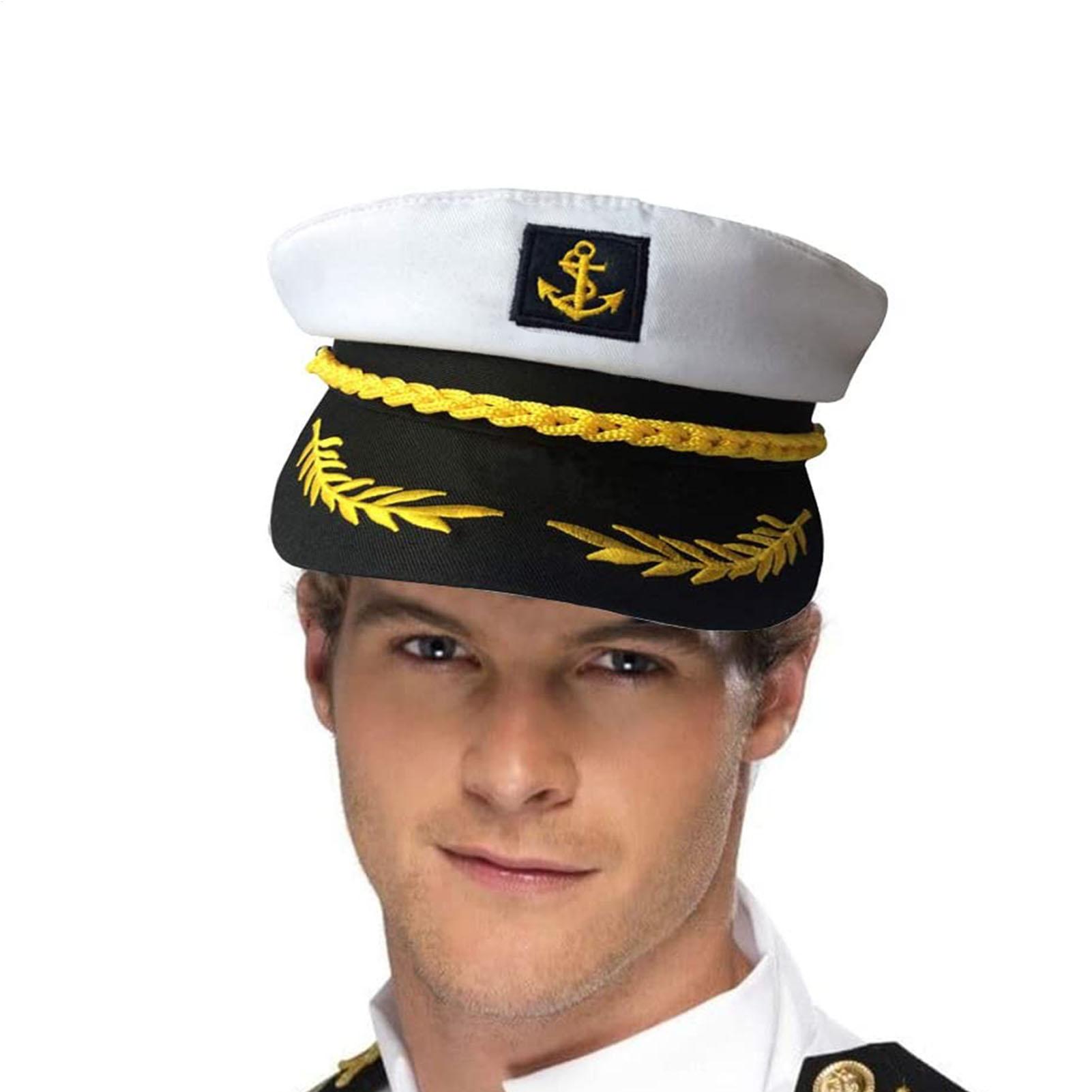 1pc Adult Yacht-Sailor Captain - Snapback Hat Flat recension och pris