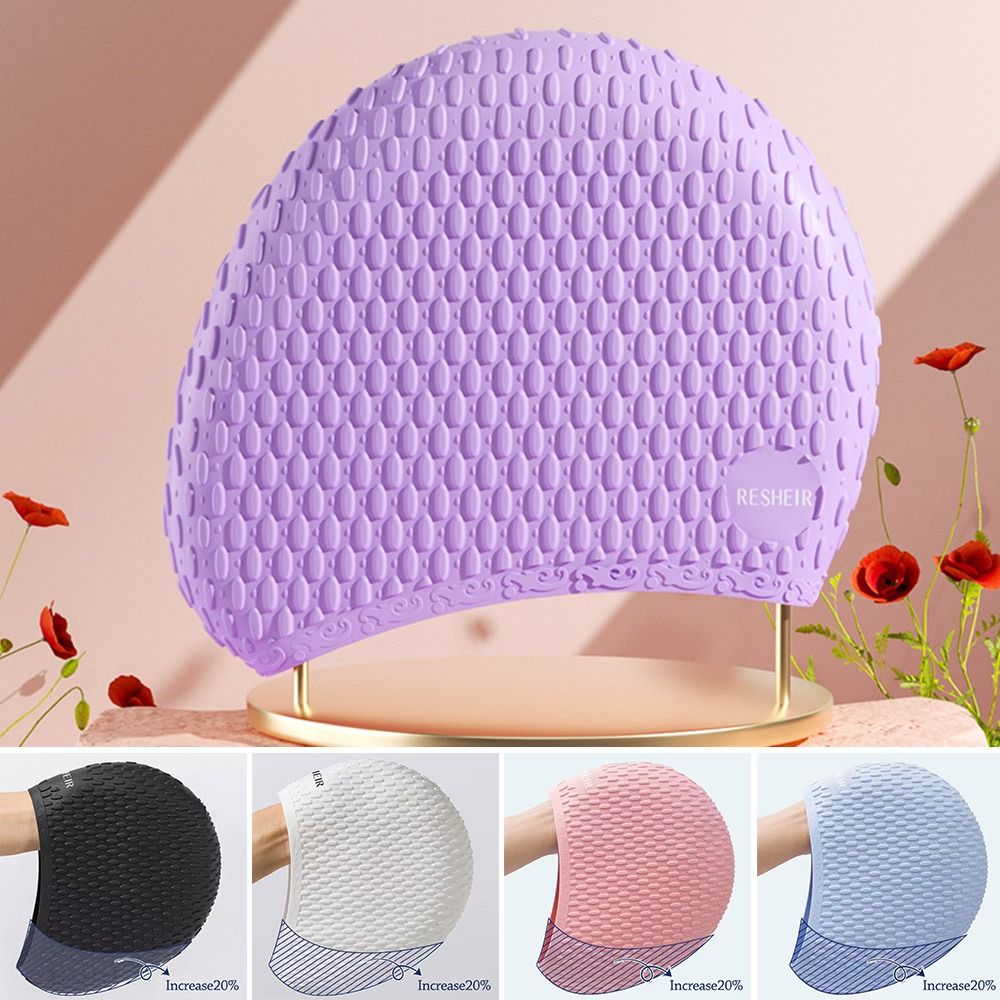 Elastic Summer Swimming Cap Wa - Swim Hat Silicone recension och pris