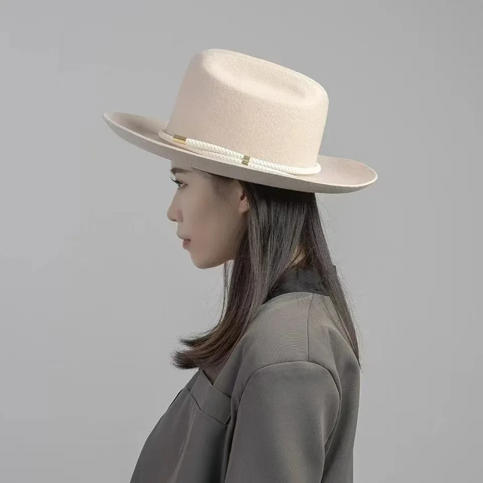 2025  New retro ins chic winte - Fedora Hat Wool recension och pris