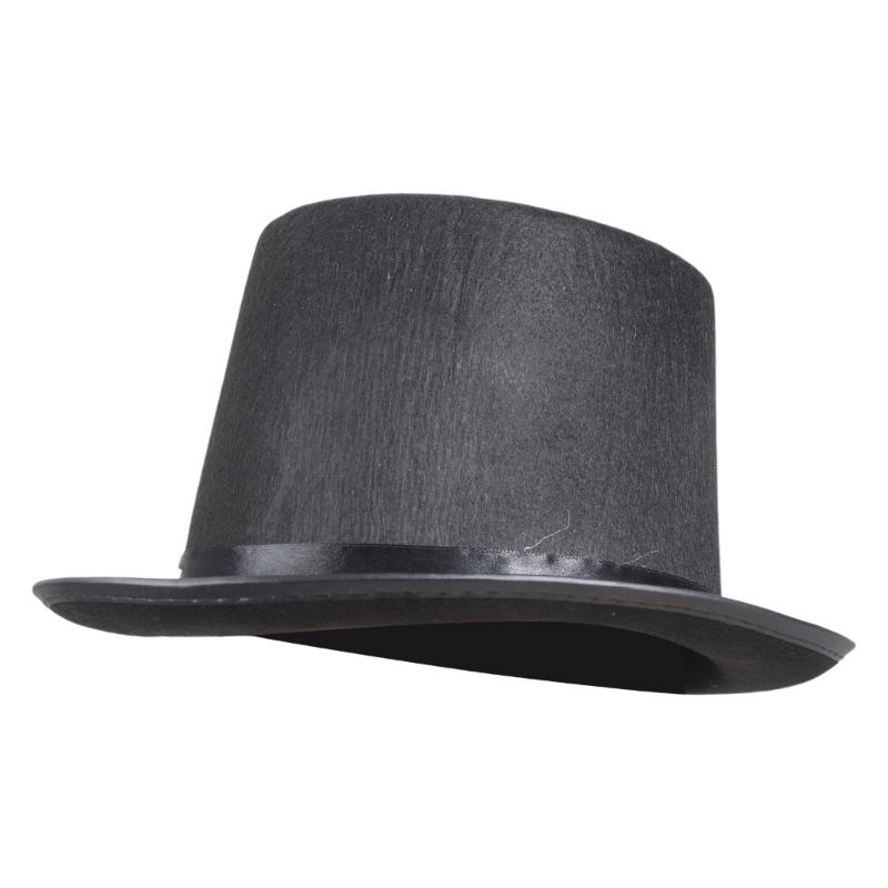 Retro Top Hat Magician Costume - Fedora Hat Wool recension och pris