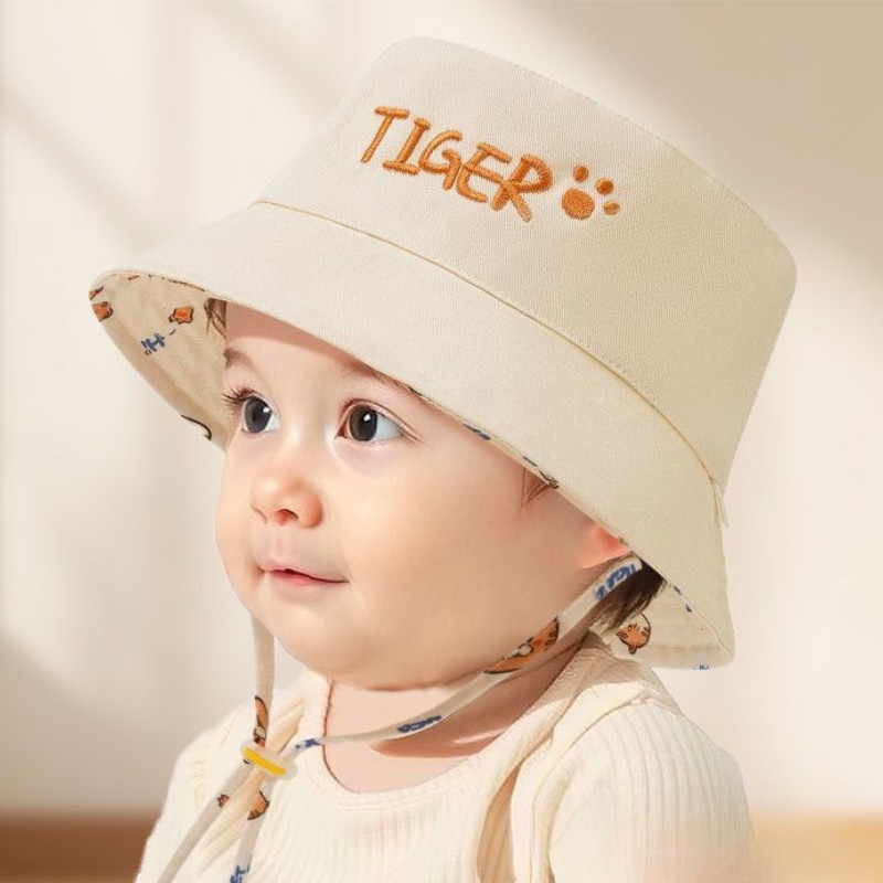 Letter Embroidered Baby Bucket - Bucket Hat Cotton recension och pris