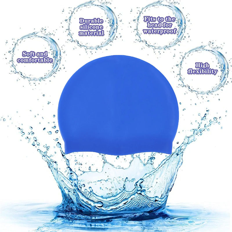 Waterproof Silicone Swim Caps  - Swim Hat Silicone recension och pris