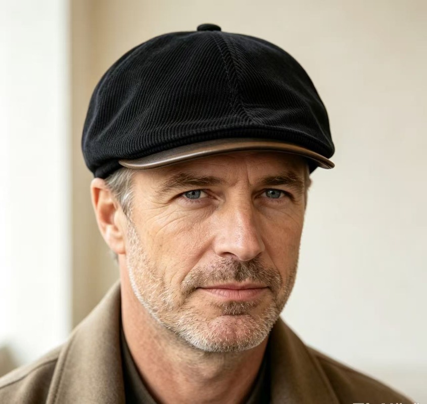 Mens Vintage Corduroy Newsboy  - Newsboy Cap Ivy recension och pris