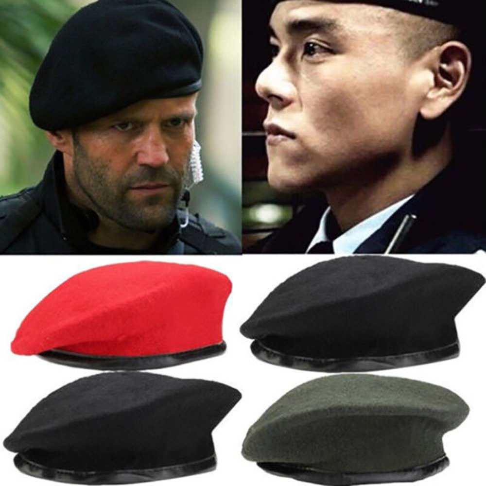 New Unisex Uniform Cap Women M - Beret French Wool recension och pris