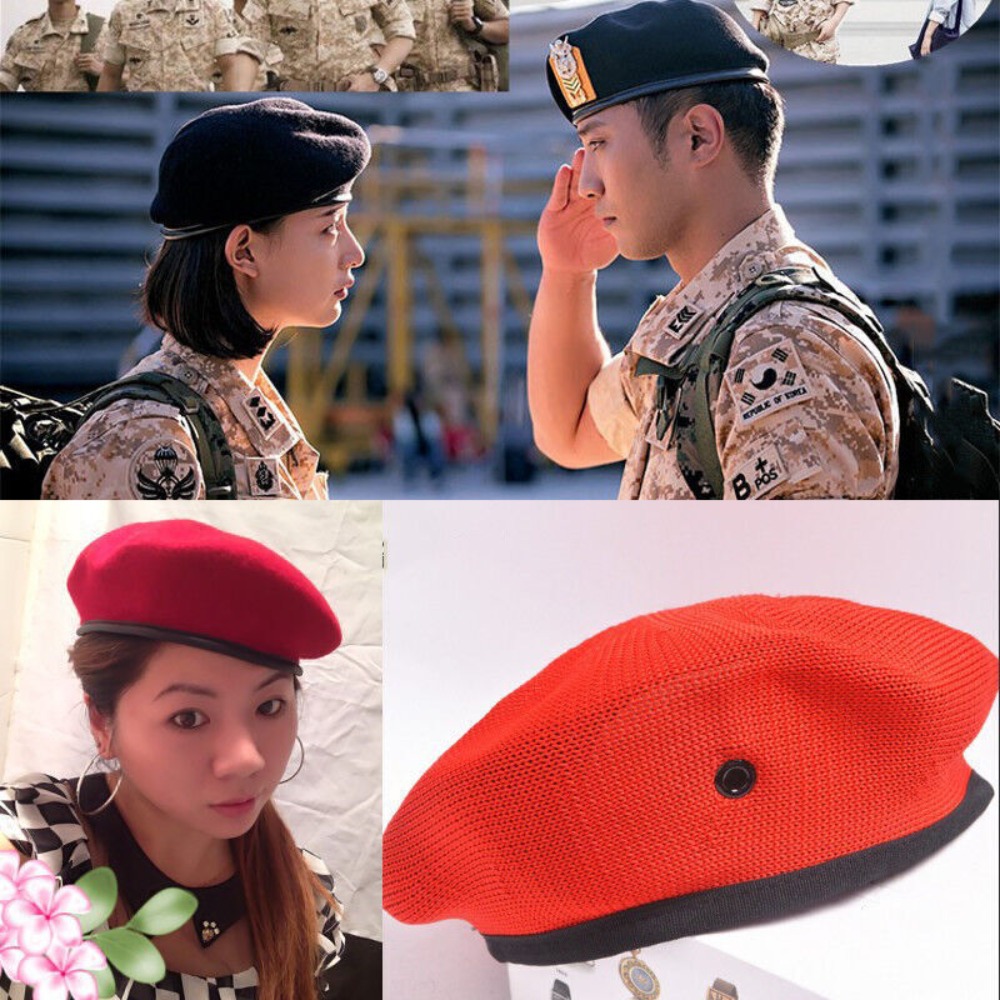 New Unisex Uniform Cap Women M - Beret French Wool recension och pris