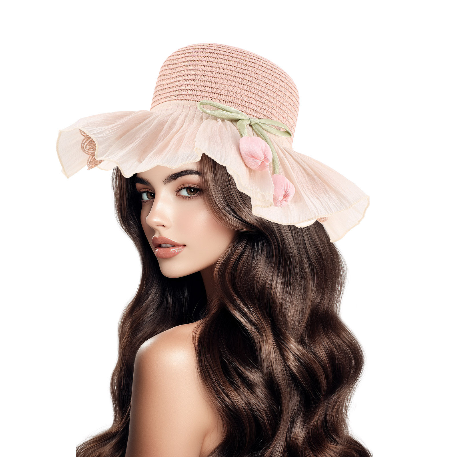 Girl Summer Straw Sun Hat Wide - Sun Hat Wide Brim recension och pris