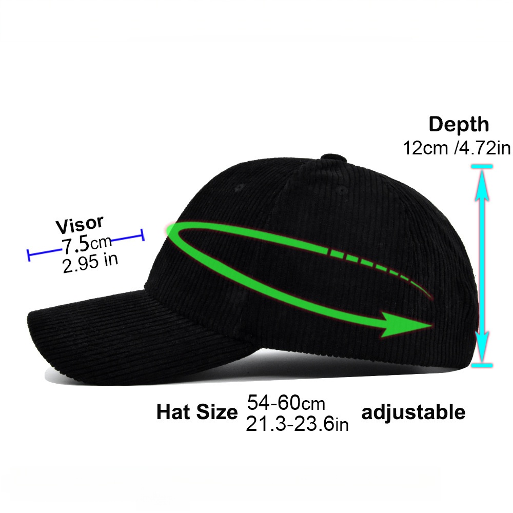 Corduroy Trucker Hat Unisex 5  - Corduroy Cap 5 Panel recension och pris