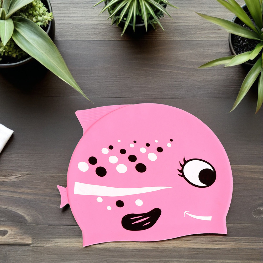 2Pcs Kids Cartoon Fish Silicon - Swim Hat Silicone recension och pris