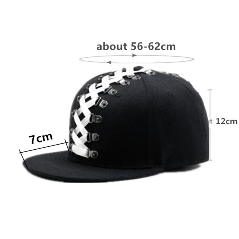 Novelty Punk Style Hip Hop Cap - Snapback Hat Flat recension och pris