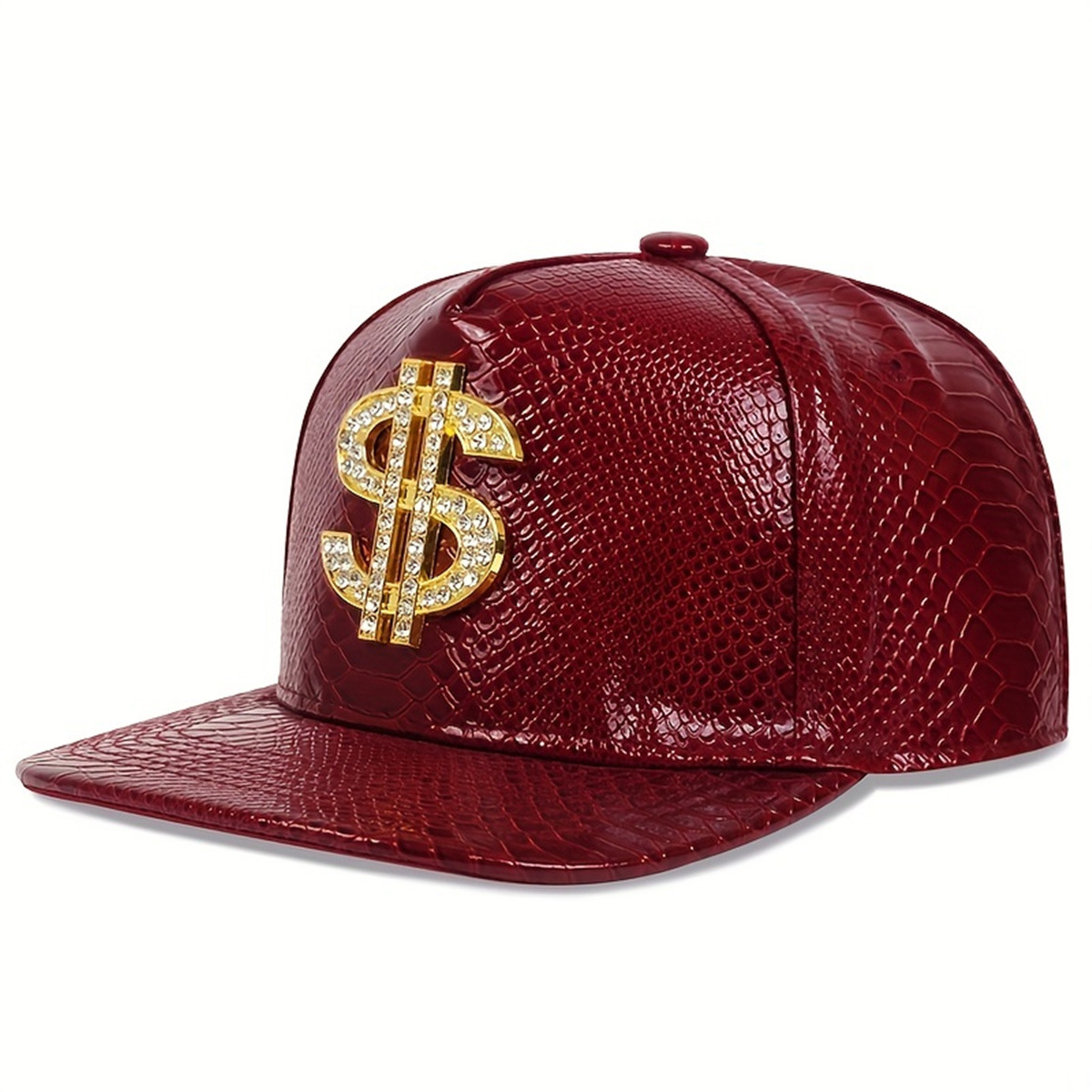 Leather Metallic Dollar Sign B - Baseball Cap Structured recension och pris