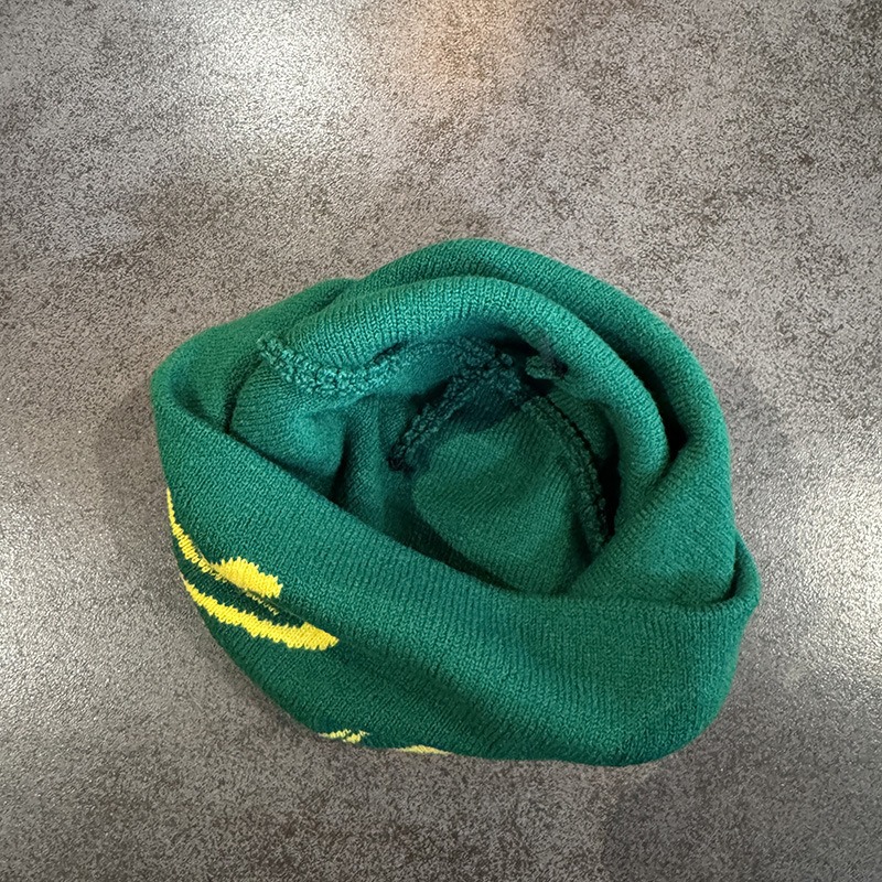 Tree Frog Print Beanie Men Wom - Beanie Cuffed Knit recension och pris