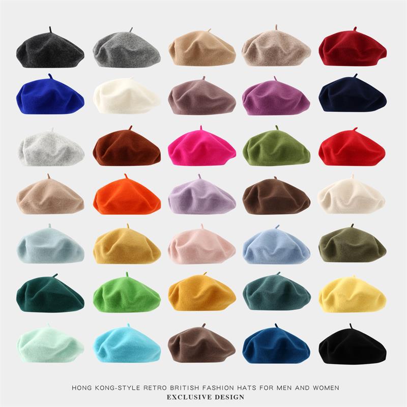 Big Size Beret Women  Large Be - Beret French Wool recension och pris