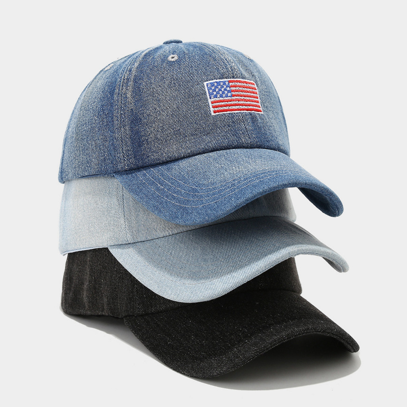 Vintage Washed Denim Baseball  - Dad Hat Cotton recension och pris
