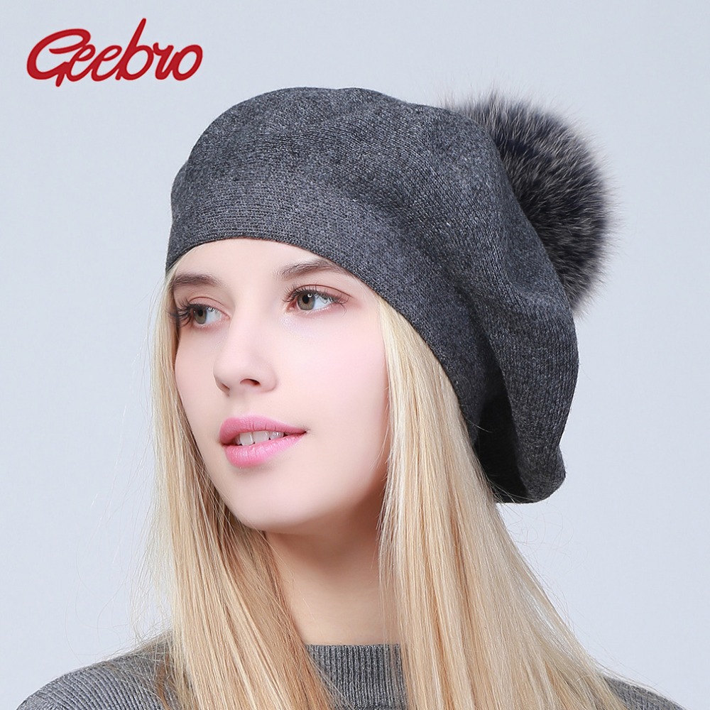 Geebro Women's Beret Hat Winte - Beret French Wool recension och pris