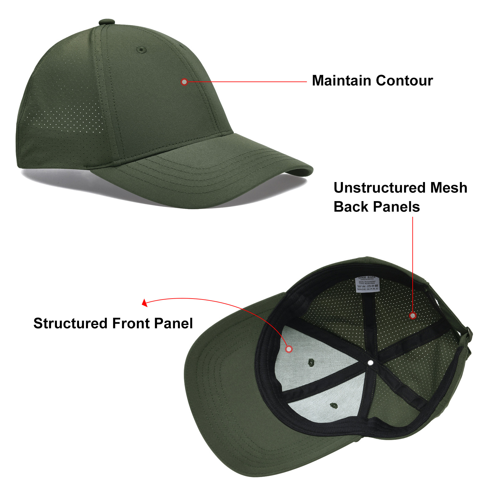 Unisex Classic Mesh Adjustable - Golf Cap Dad recension och pris