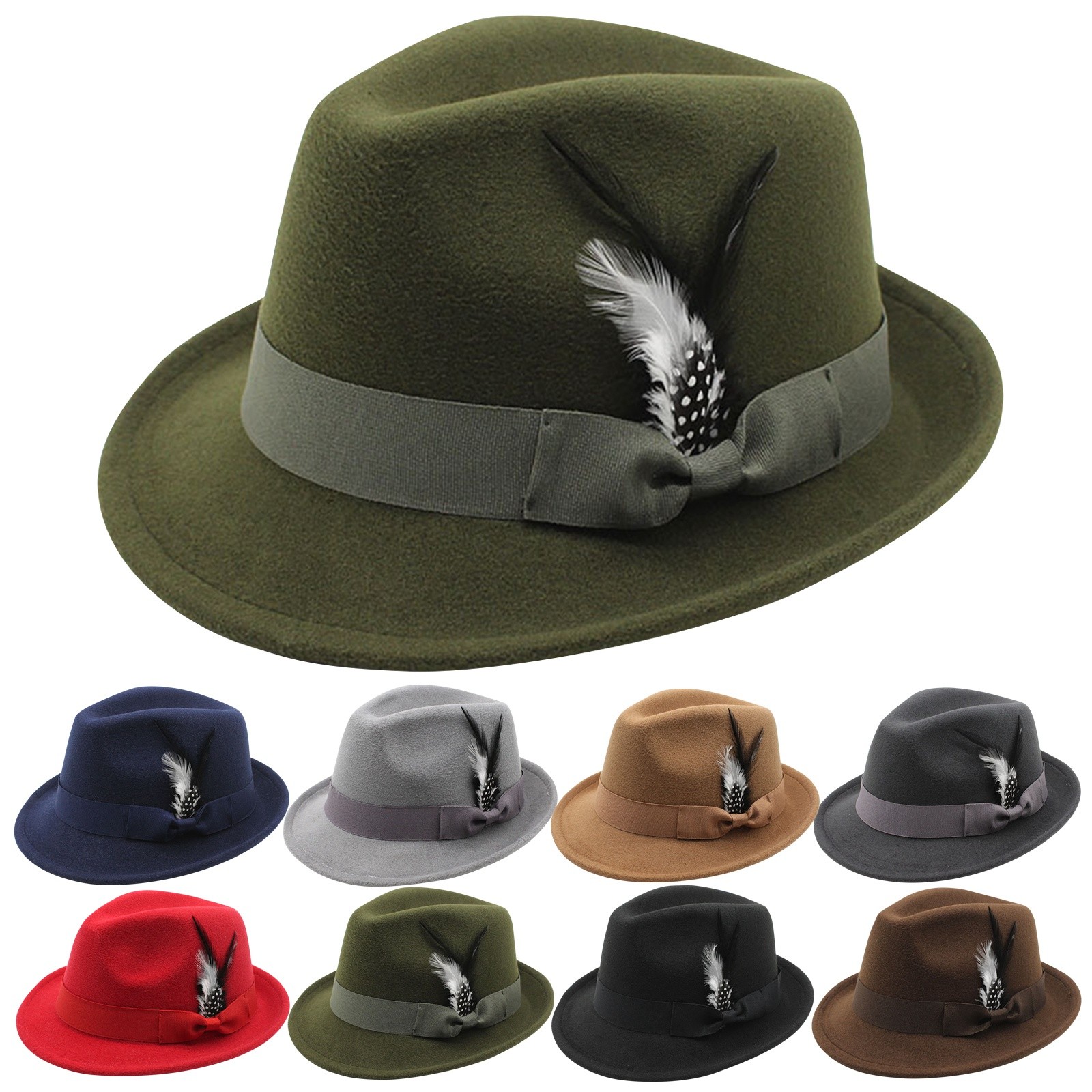 Vintage Fedora Hat Women Men T - Fedora Hat Wool recension och pris