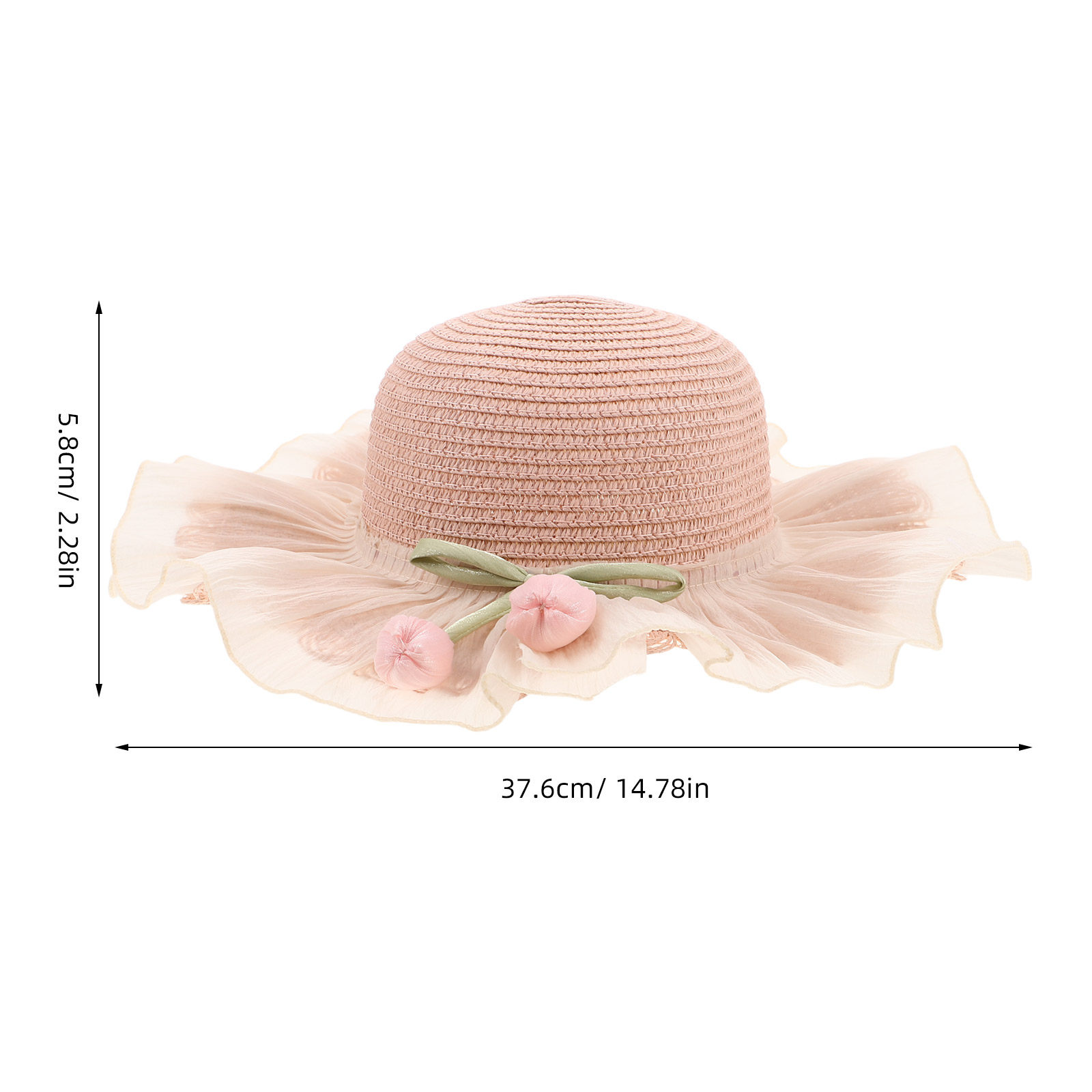 Girl Summer Straw Sun Hat Adju - Sun Hat Wide Brim recension och pris