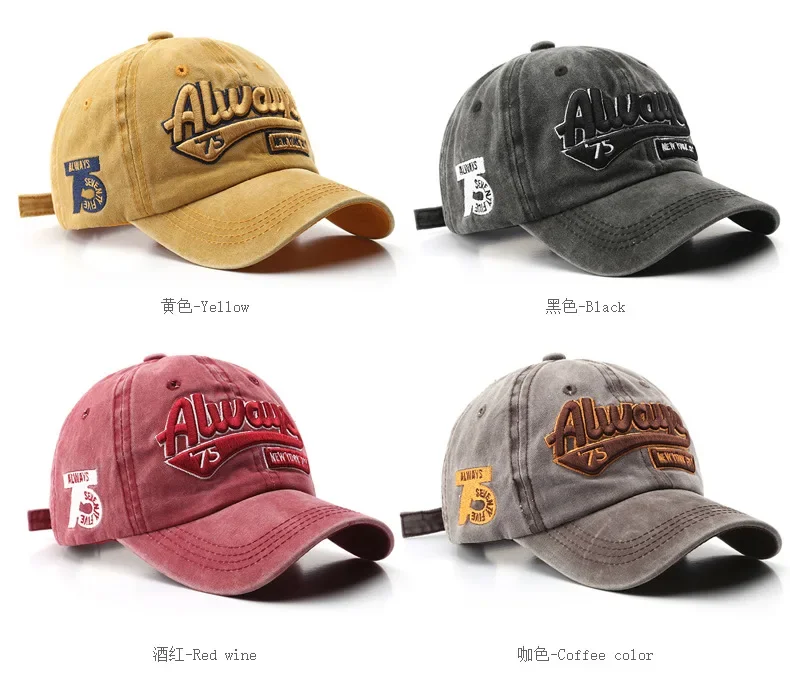Vintage Washed Baseball Cap Un - Dad Hat Cotton recension och pris