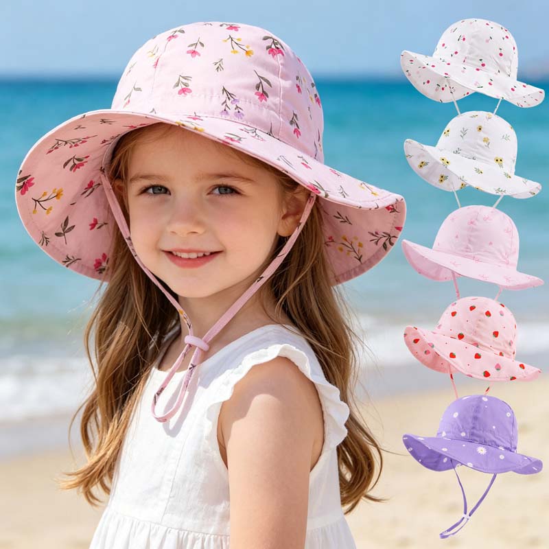 2026 Kids Girl Hats Summer Pri - Bucket Hat Cotton recension och pris